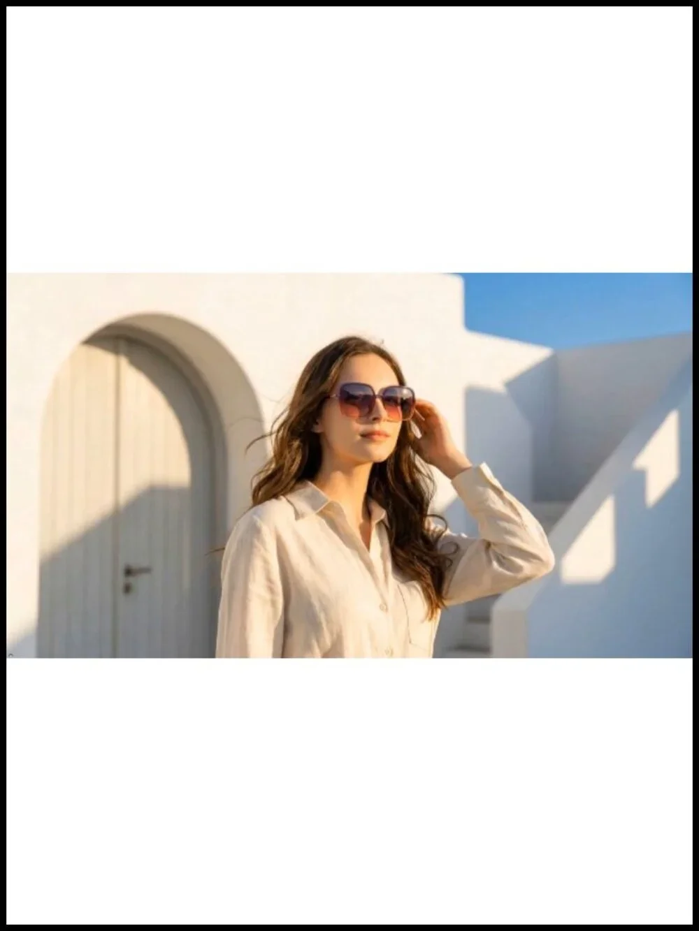 Oversized Square Polarized UV400 Protection Sports Sunglasses for Women